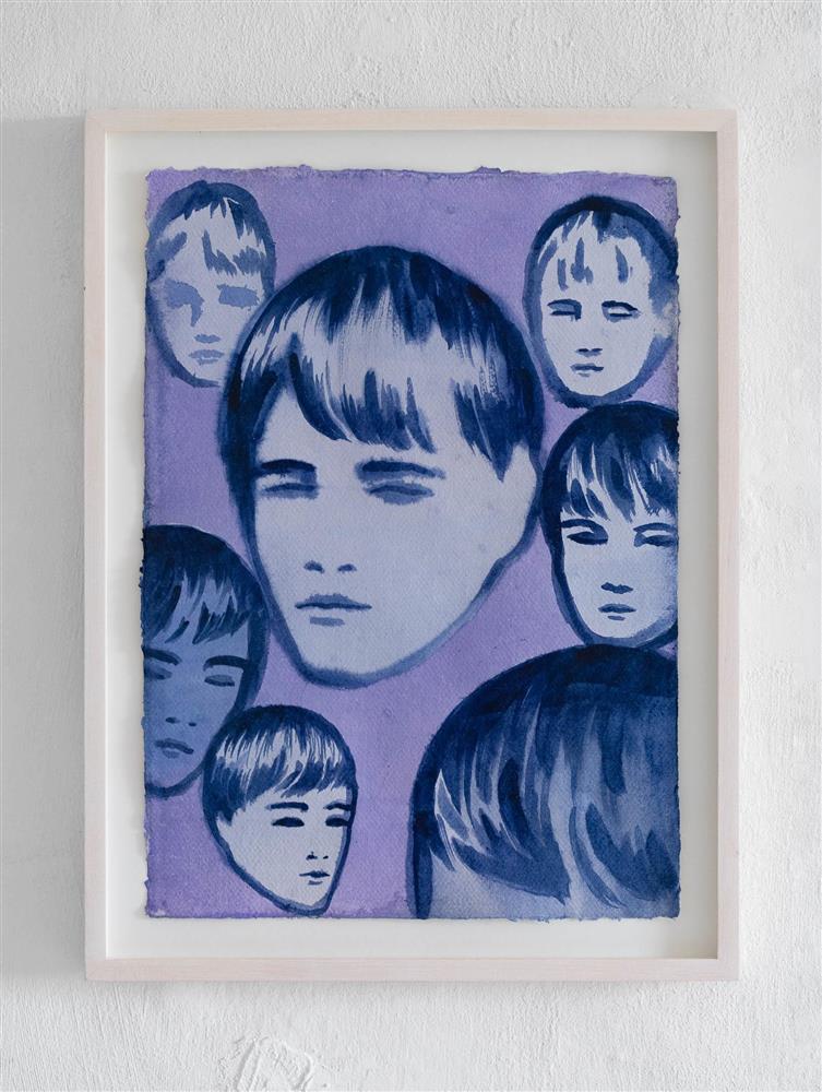 Utstillinga Eit anna landskap / Another Landscape, teinkning, skulptur og måleri av Robin Danielsson, 2024 - Klikk for stort bilete